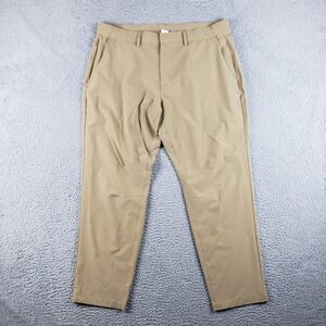 Fabletics Pants Men's 38x32 (38x29) Tan The Only Pant Stretch Golf Chino